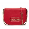 LOVE MOSCHINO - Chain Shoulder Bag - Red