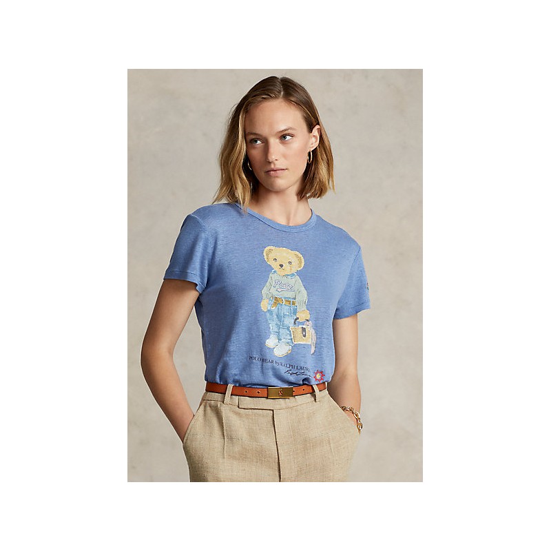 POLO RALPH LAUREN - T-Shirt Bear - Lake Blue