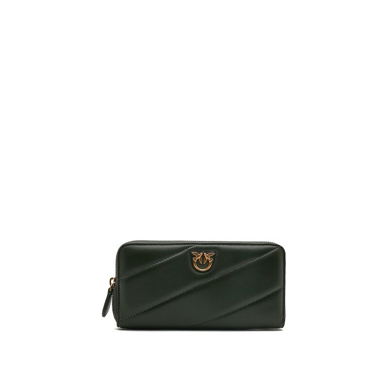 PINKO - RYDER WALLET Leather Wallet - Green