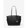 MICHAEL BY MICHAEL KORS - MARILYN MD LEATHER TOTE BAG - BLACK