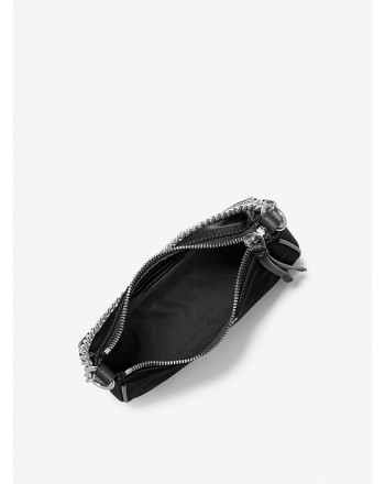 MICHAEL BY MICHAEL KORS - SMALL SHOULDER BAG IN NYLON GABARDINE - black