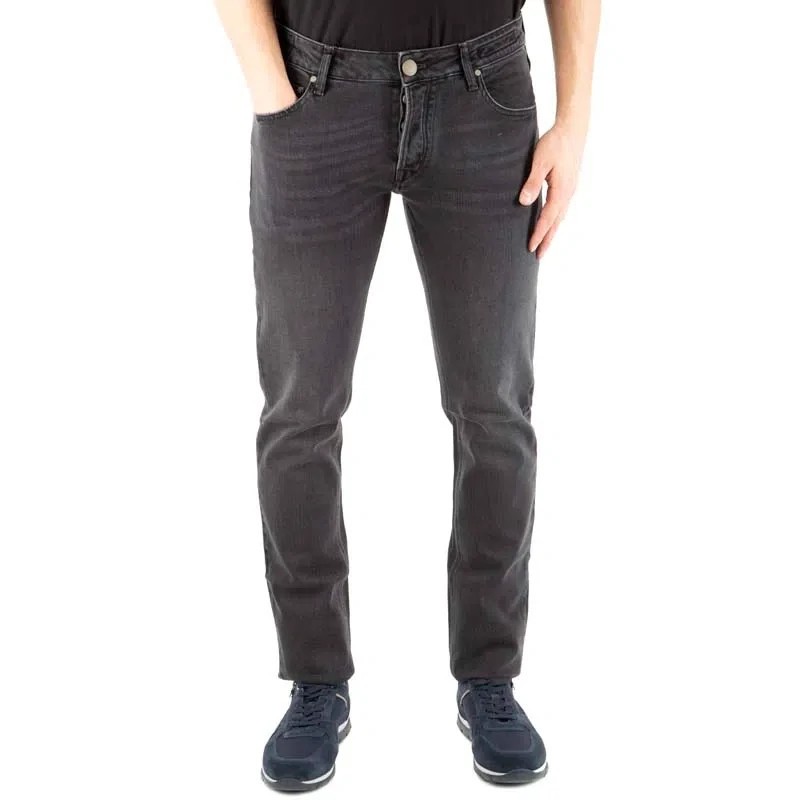 HANDPICKED - Jeans  Slim Fit ORVIETO - Black