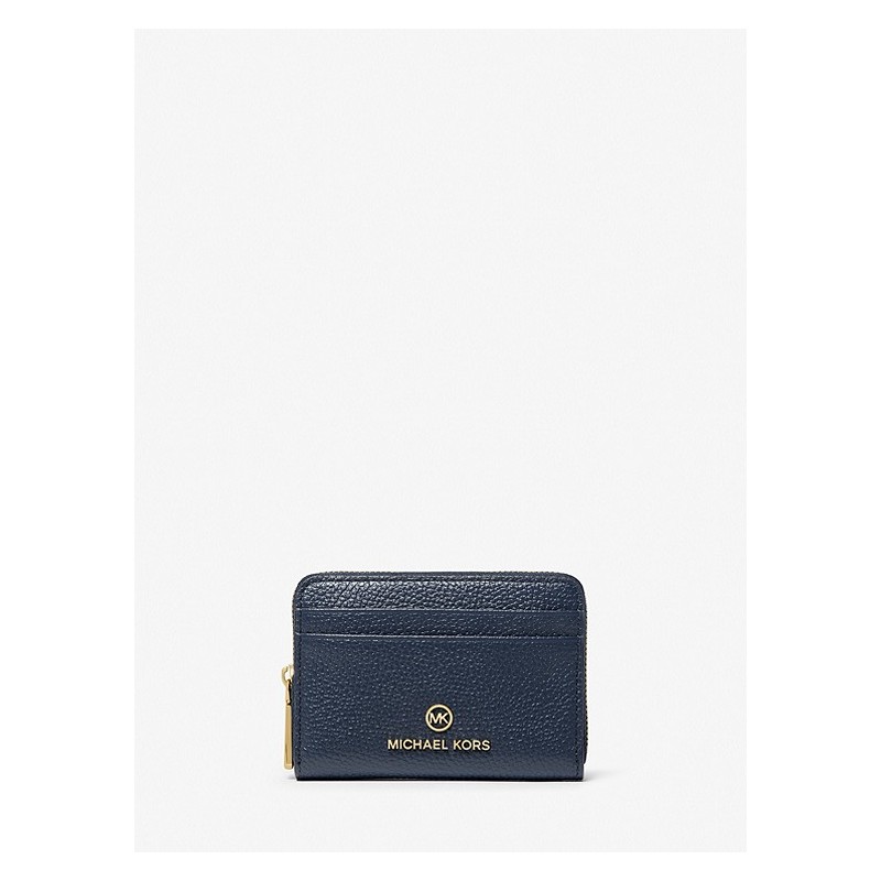 MICHAEL by MICHAEL KORS - Logo Leather Credit Card Holder - Navy