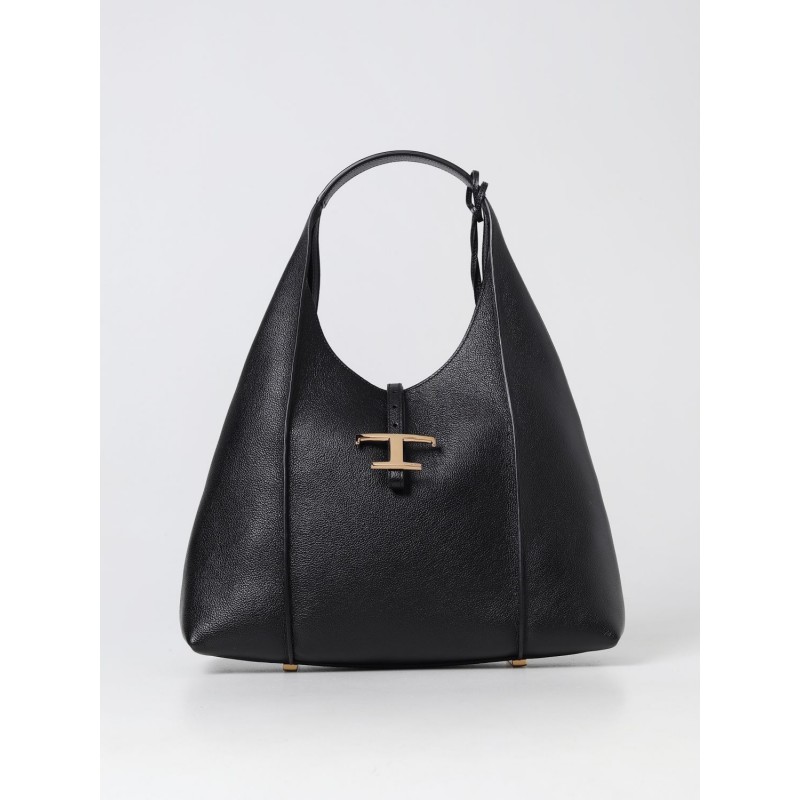 TOD'S - T TIMELESS Leather Bag - Black