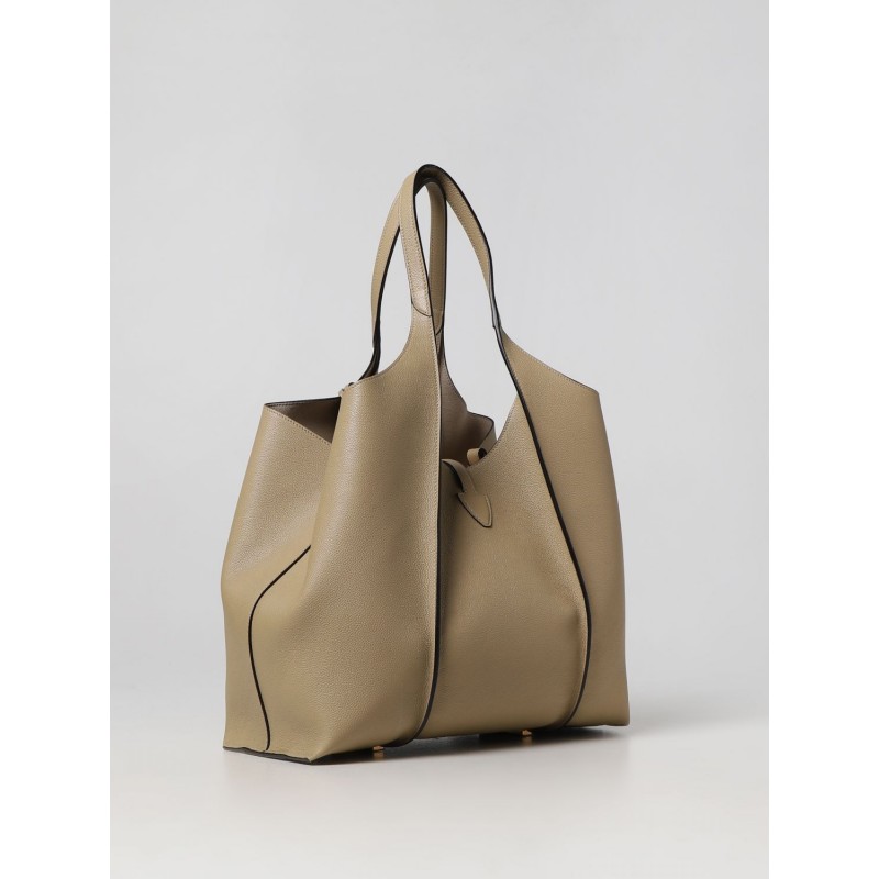 TOD'S - T Timeless bag in grained leather - Rope