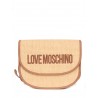 LOVE MOSCHINO - Rafia Shoulder Bag - Rope/Camel