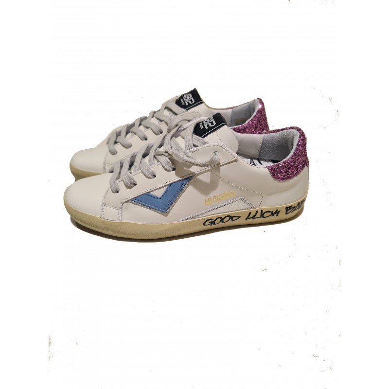 4B12 - Sneakers SUPRIME DB572 - Bianco/Lilla