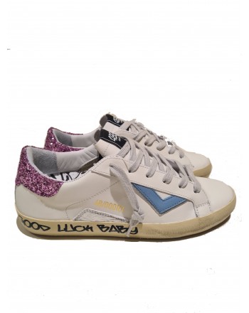4B12 - SUPRIME DB572 Sneakers - White/Lilac