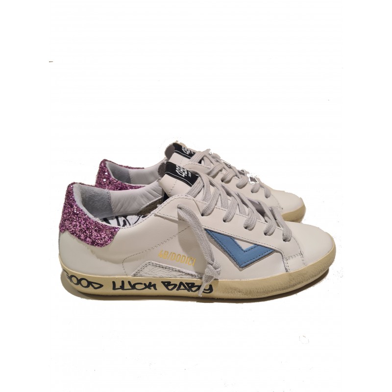 4B12 - SUPRIME DB572 Sneakers - White/Lilac