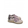 4B12 - Sneakers PLAY NEW D26- Bianco/Lilla/Silver