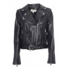 MICHAEL by MICHAEL KORS - Leather Biker Jacket - Black