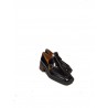 TOD'S - Lion Buckle Leather Loafers - Black