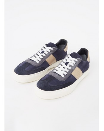 TOD'S -  Sneakers in Pelle Scamosciata CASUAL 03EP  - Notte/Naturale