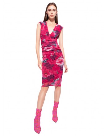 PINKO - ACCALDATO Dress - Fuchsia/Pink