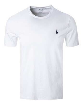 POLO RALPH LAUREN  - Custom Slim Fit Cotton  T-Shirt - White