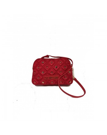 LOVE MOSCHINO - Borsa a Tracolla METAL EYELETS - Rosso