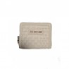 LOVE MOSCHINO - Beaded Faux Leather Wallet - Ecru