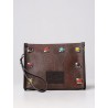 ETRO - Coated Cotton Clutch with Cabocon Stones - Fantasy