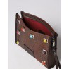 ETRO - Coated Cotton Clutch with Cabocon Stones - Fantasy