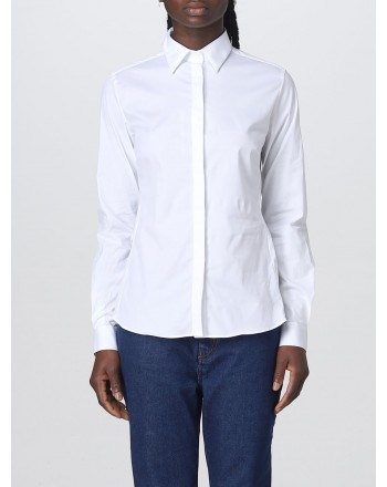 FAY - Italian Collar Stretch Shirt - White