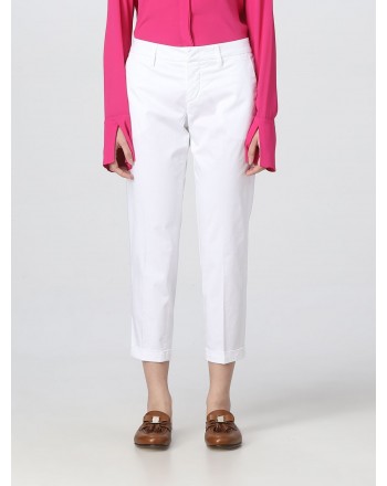 FAY-  Pantalone Chino in cotone - Bianco