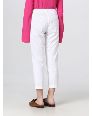 FAY-  Pantalone Chino in cotone - Bianco
