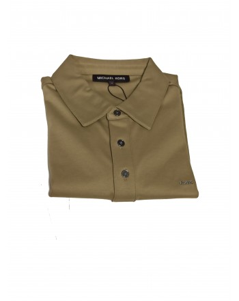 MICHAEL by MICHAEL KORS -  Cotton Logo Polo Shirt -  Sage Olive