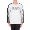LIU-JO - CAROLINA Sweatshirt with Lace - White/Black
