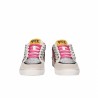 EMANUELLE VEE - Olivia leather sneaker Glitter Details - Multi Pink