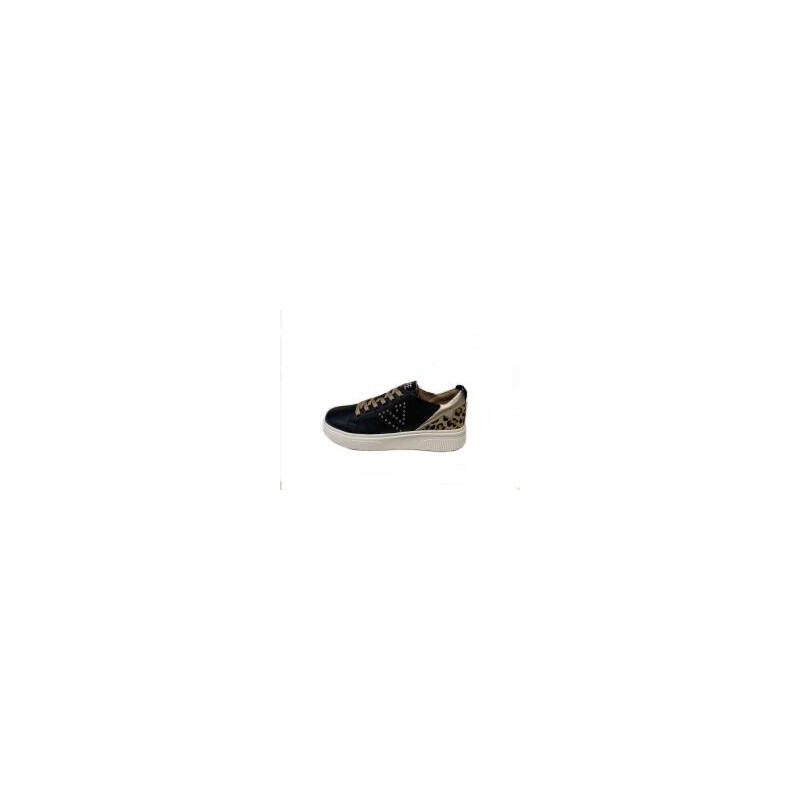 EMANUELLE VEE - Leather sneakers - Multi/Black