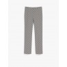 S MAX MARA - Jacquard cotton trousers - Geometric