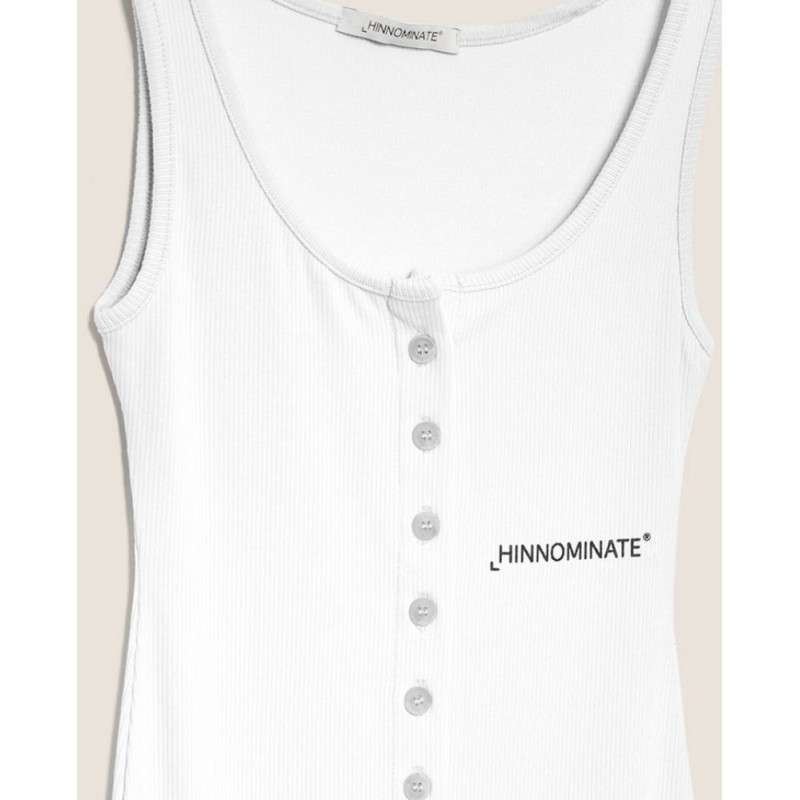 HINNOMINATE - Ribbed Dress HNW709 - White