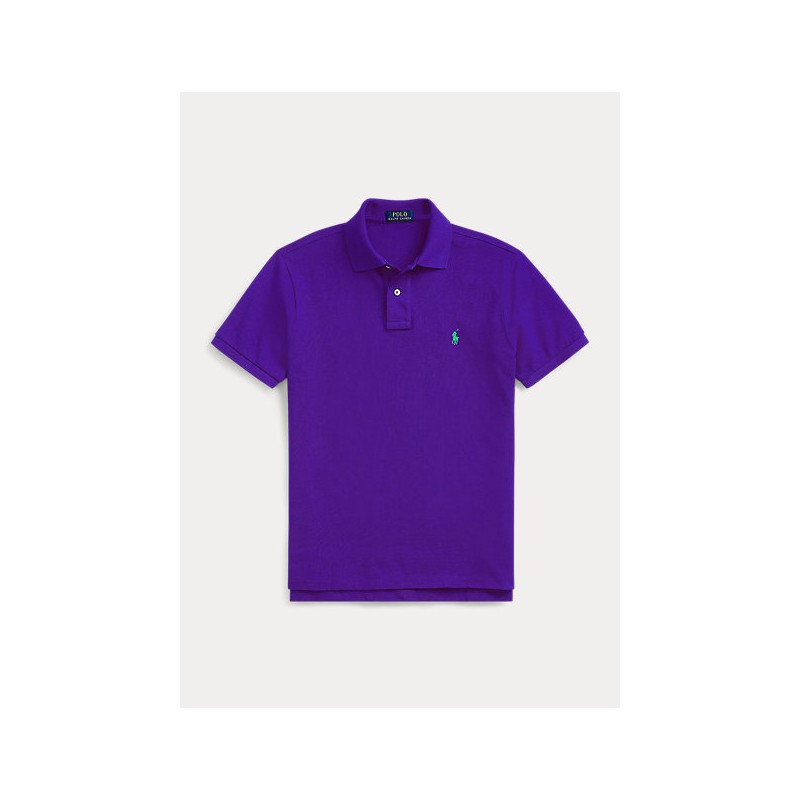 POLO RALPH LAUREN - Polo in piqué Slim-Fit - Purple