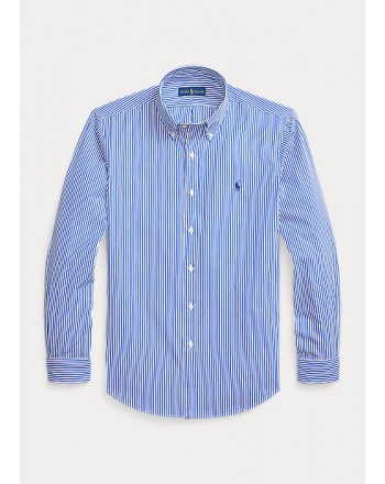 POLO RALPH LAUREN - Slim-fit stretch shirt - Blue/WhiteBengal Stripe