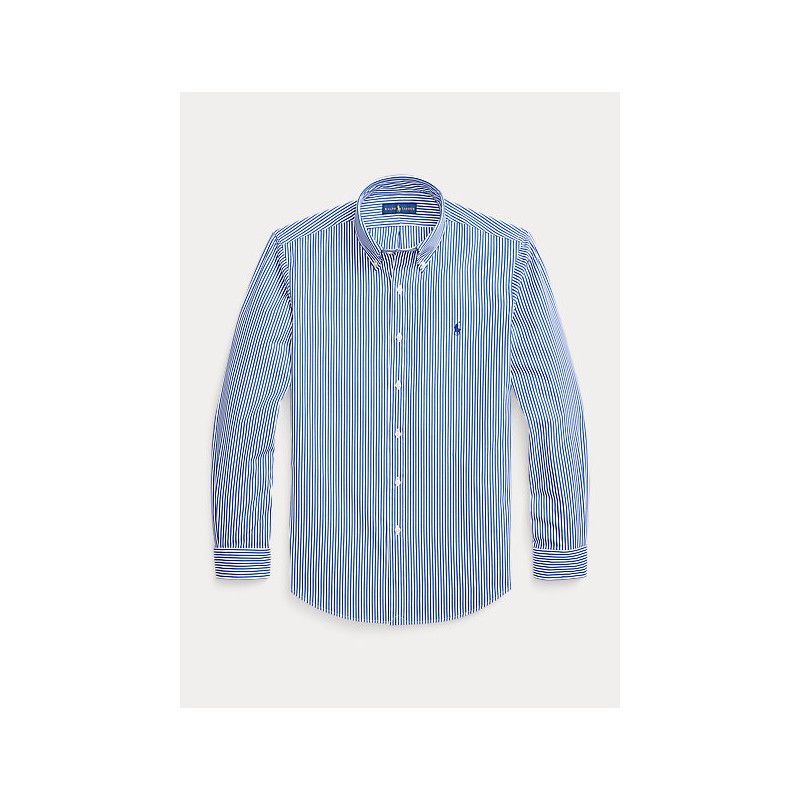 POLO RALPH LAUREN - Slim-fit stretch shirt - Blue/WhiteBengal Stripe