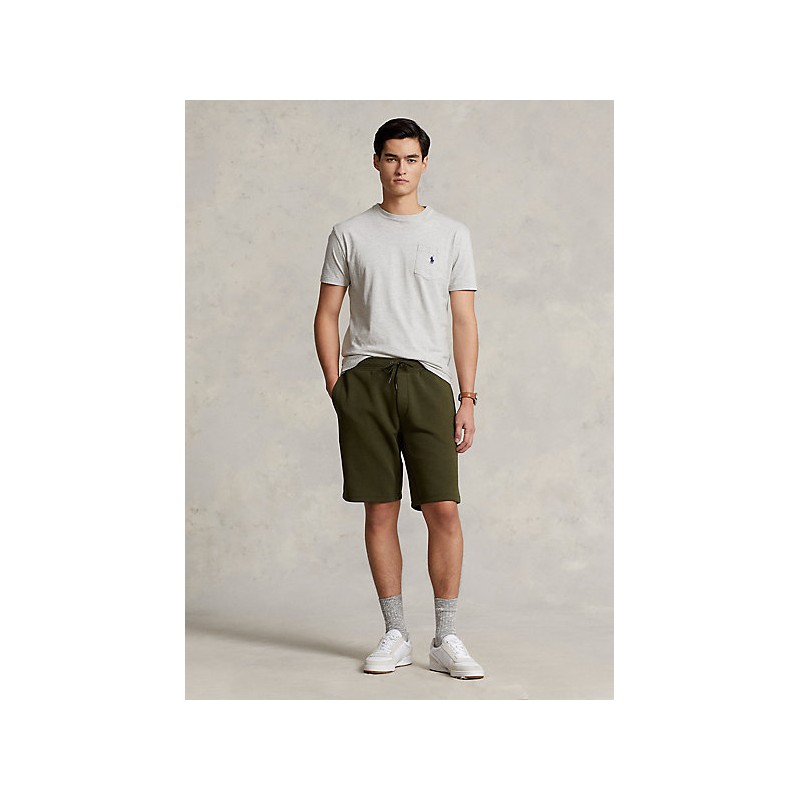 POLO RALPH LAUREN - Double knitted shorts - Oliva