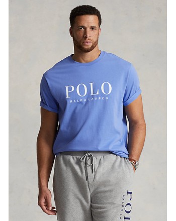 POLO RALPH LAUREN - Cotton T-Shirt with Logo - Harbor Island Blue