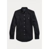 POLO RALPH LAUREN - Slim-Fit linen shirt - Black