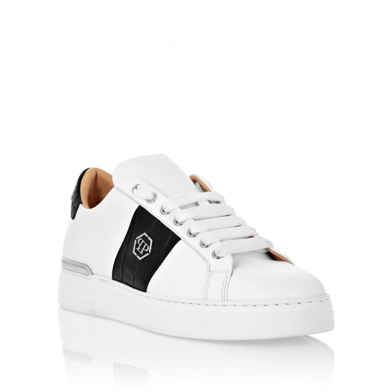 PHILIPP PLEIN - Sneakers HEXAGON - Bianco/Nero