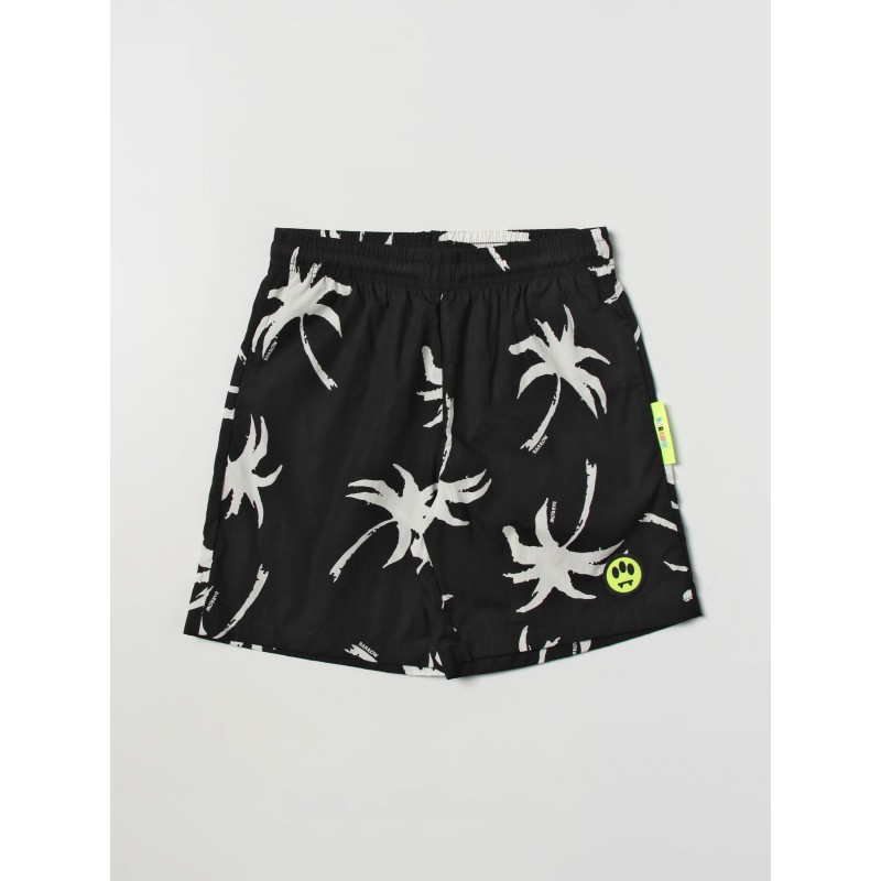 BARROW KIDS - Cotton Bermuda shorts - Black