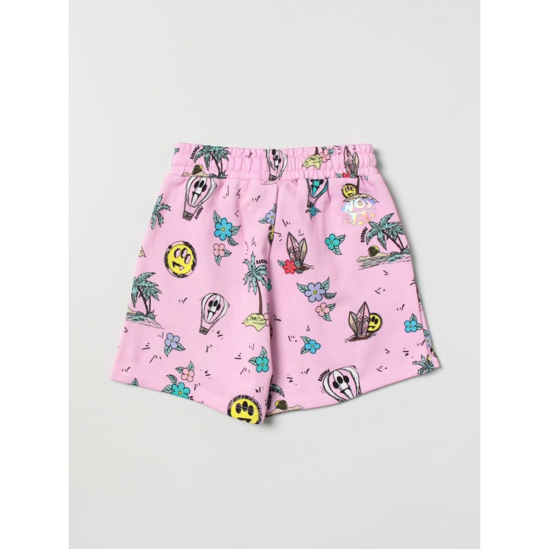 BARROW KIDS - Cotton Bermuda shorts - Pink