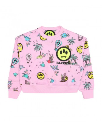 BARROW KIDS -Cotton sweatshirt - Pink