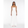 MAX MARA - ADERIRE Jersey Bustier Jumpsuit - White