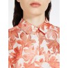 MAX MARA - SVAGO Printed Silk Shirt - Parchment / Peach