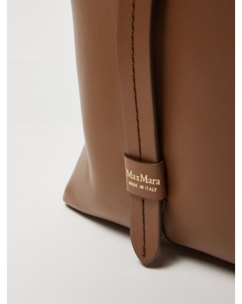 MAX MARA - Plage Medium leather bag - Walnut