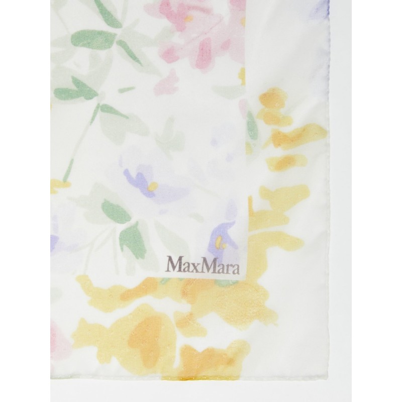 MAX MARA - Printed silk stole - Wisteria