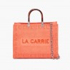 LA CARRIE - Cell shopping bag - Orange