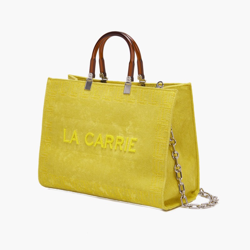 LA CARRIE - Cell shopping bag - yellow