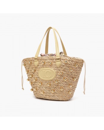 LA CARRIE - Shopping bag in raffia - Natural