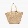 LA CARRIE - Shopping bag in raffia - Natural